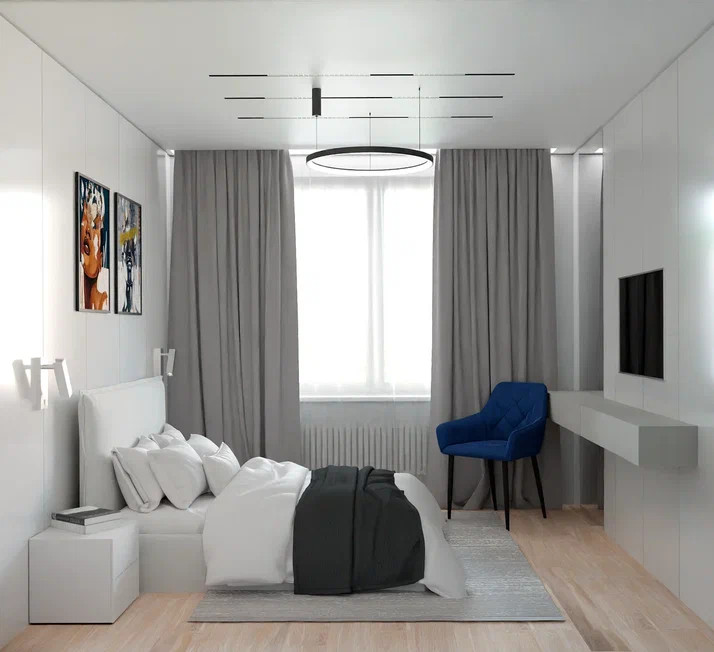 Ремонт квартиры 58 м2 для мужчины