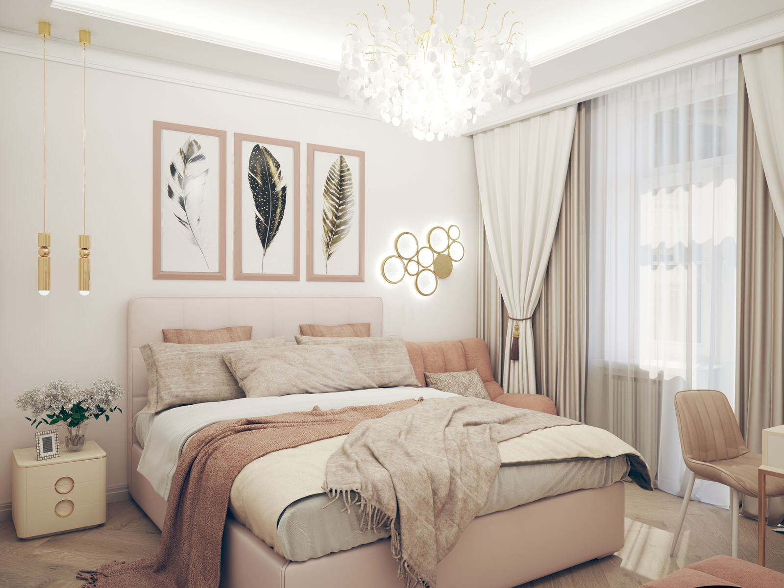 Неоклассика в 69 кв м