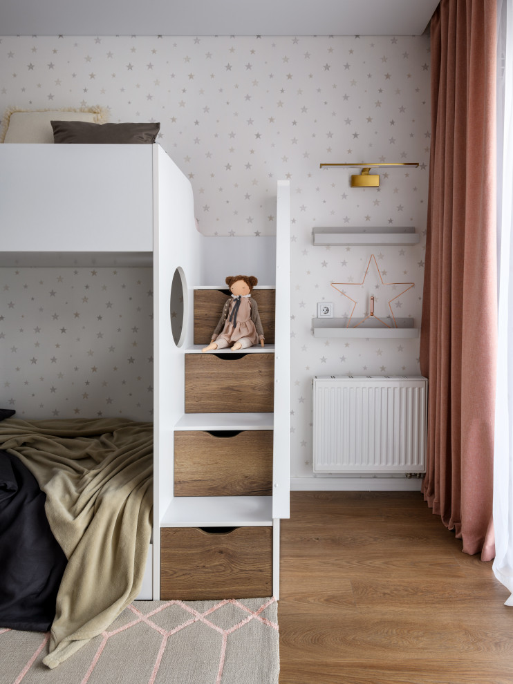 Светлая квартира для семьи с двумя детьми