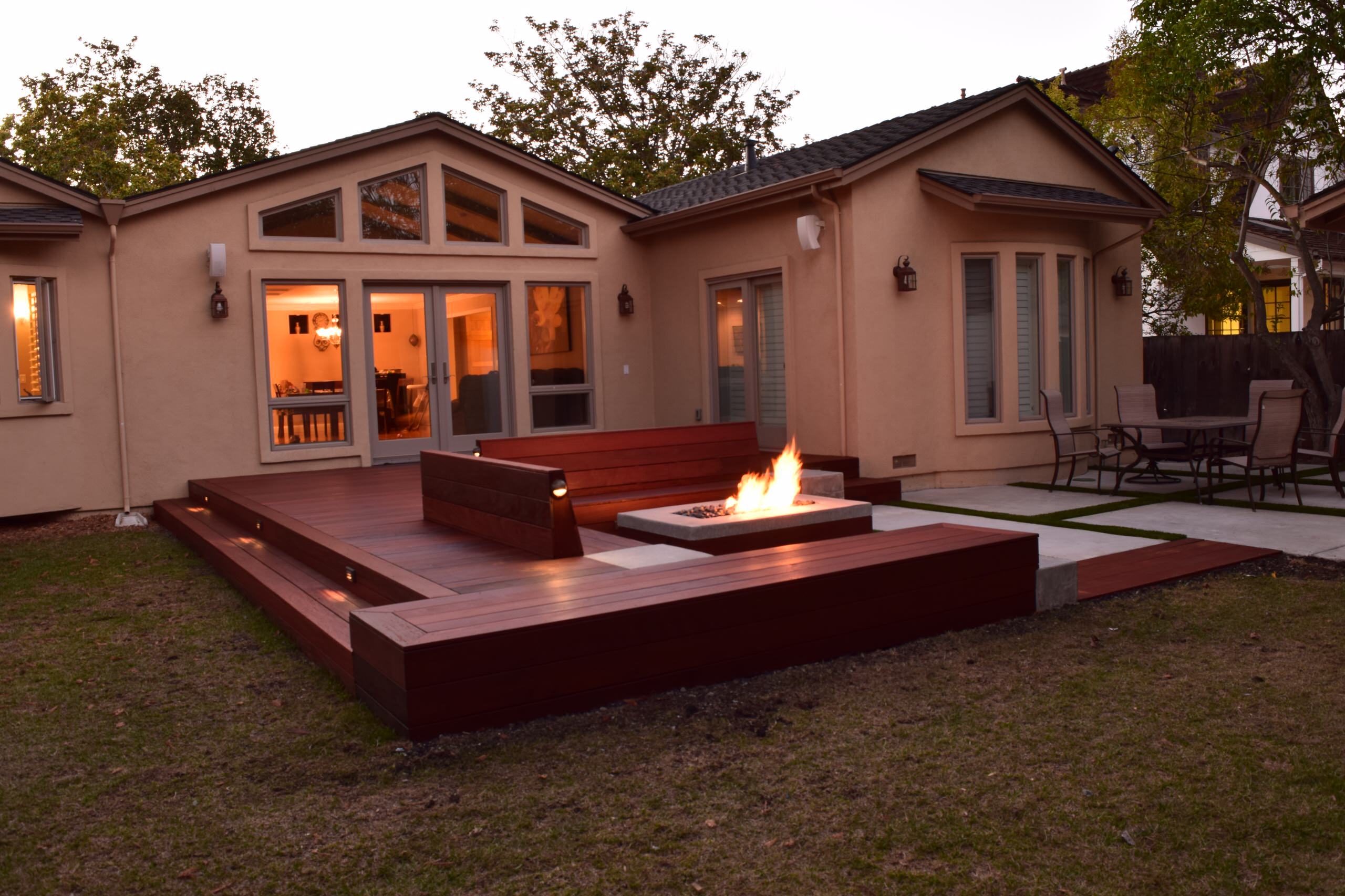 IPE Deck and Seating area