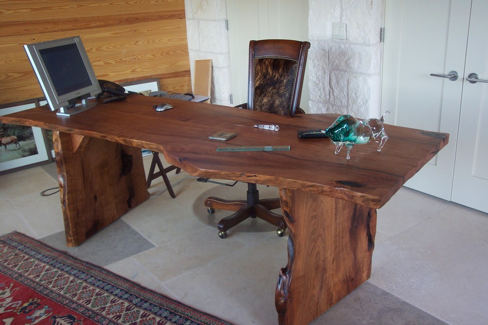 Mesquite live edge desk