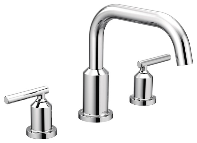 Moen Gibson Chrome Two Handle Roman Tub Faucet T961 Contemporary