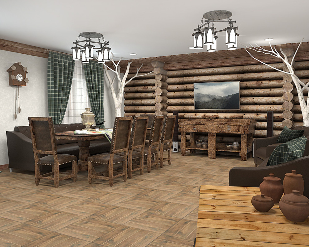 Сауна в русском стиле