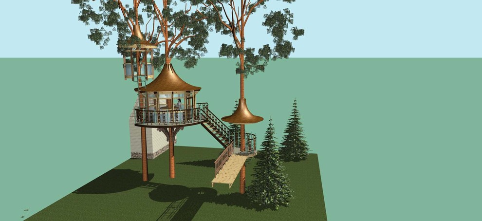 Чайный домик на дереве