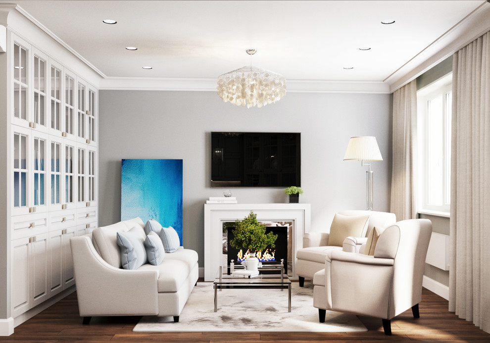 Гостиная зона. Американская современная классика