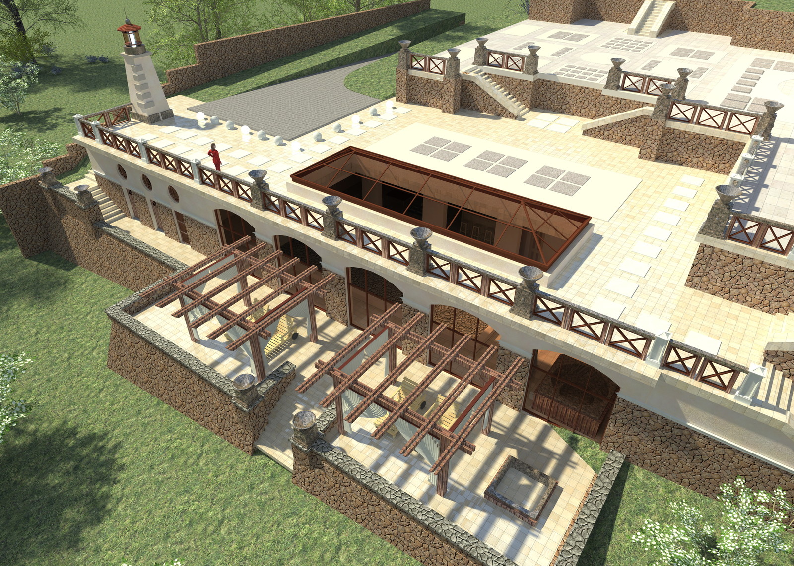 Классическая вилла в Новороссийске.