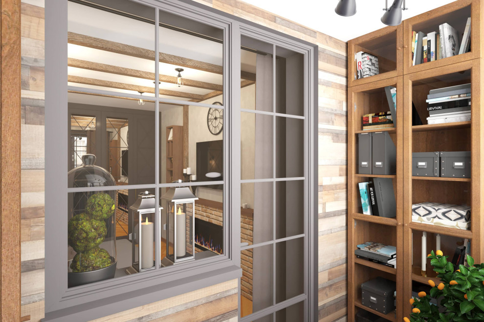 Трехкомнатная квартира 75м2 в стиле лофт, в доме серии П-3