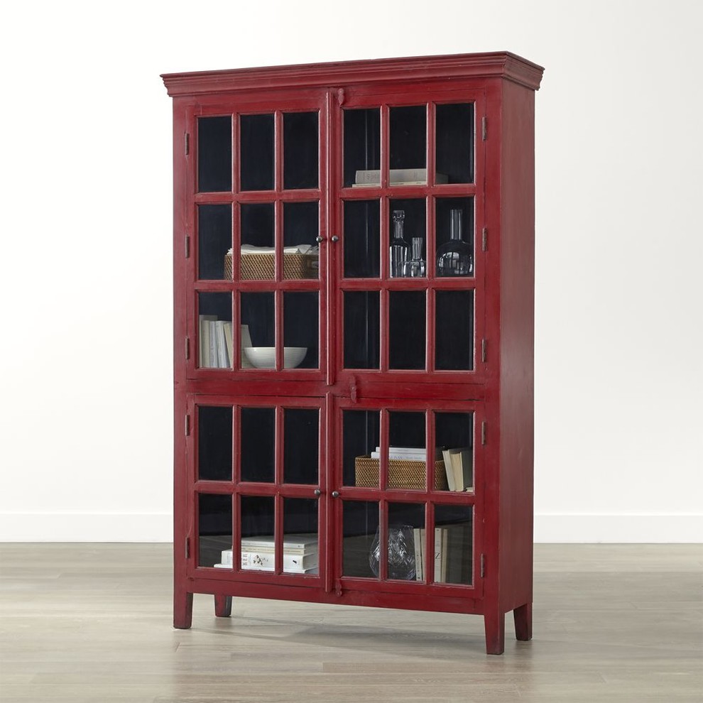 Rojo Red Tall Cabinet
