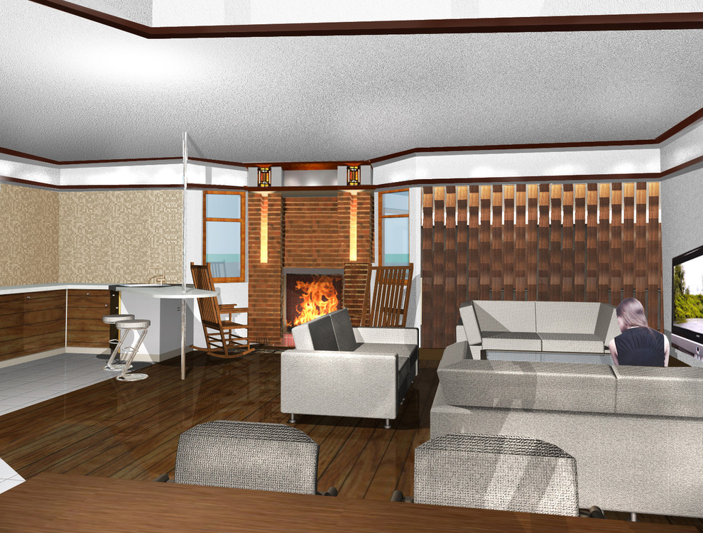 Эскизный проект жилого дома для летнего отдыха в посёлке Петушки под Тулой