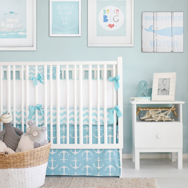 beach nursery bedding