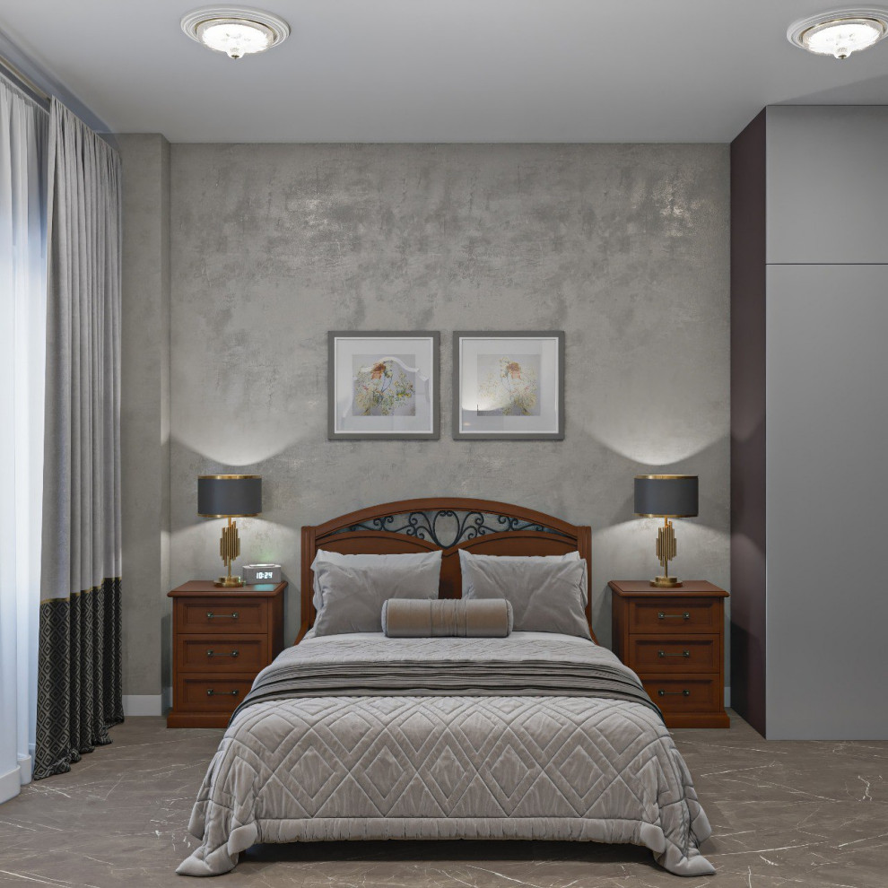 Спальня с классическими элементами