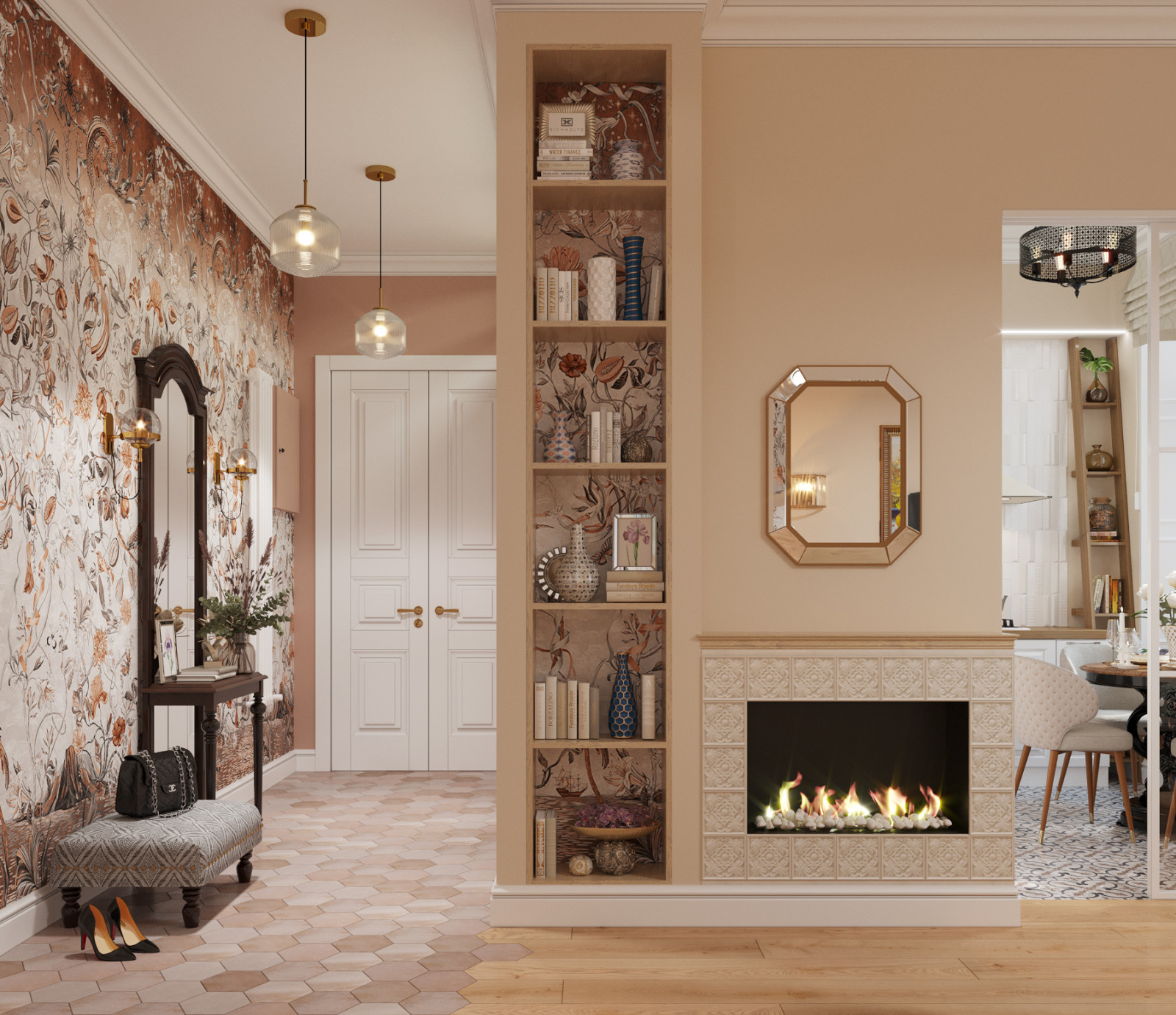 "Очарование старого фонда". Квартира в центре Петербурга