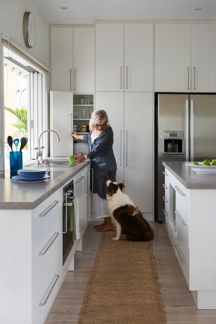 Photo of a beach style kitchen in Sydney.
