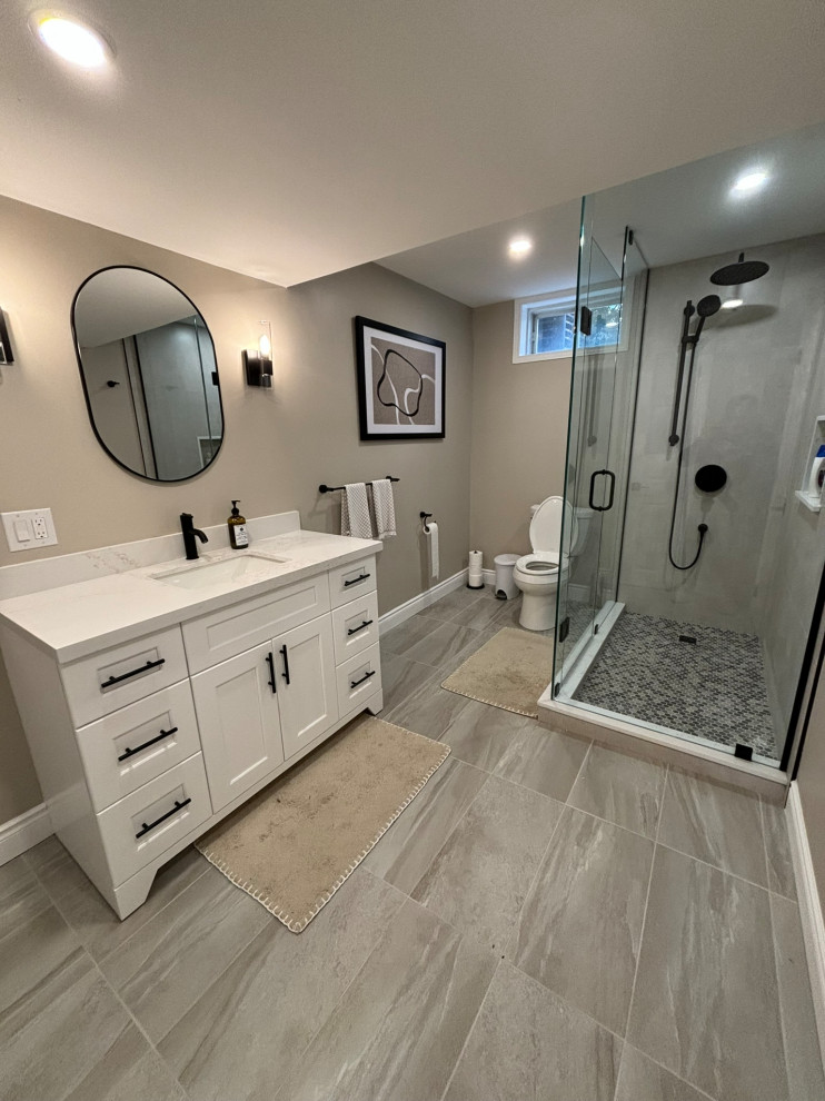 Dianne & Steven's Basement Bathroom (From Scratch)