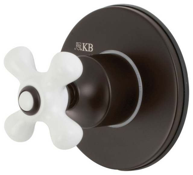 KS3035PX SingleHandle ThreeWay Diverter Valve,Trim Kit, Oil Rubbed