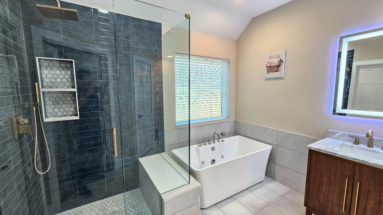 Allen TX - Renu Master Bathroom Full Remodeling