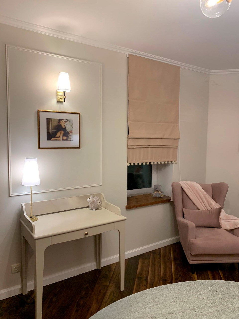 Нежная детская на вырост для маленькой леди 5 лет.