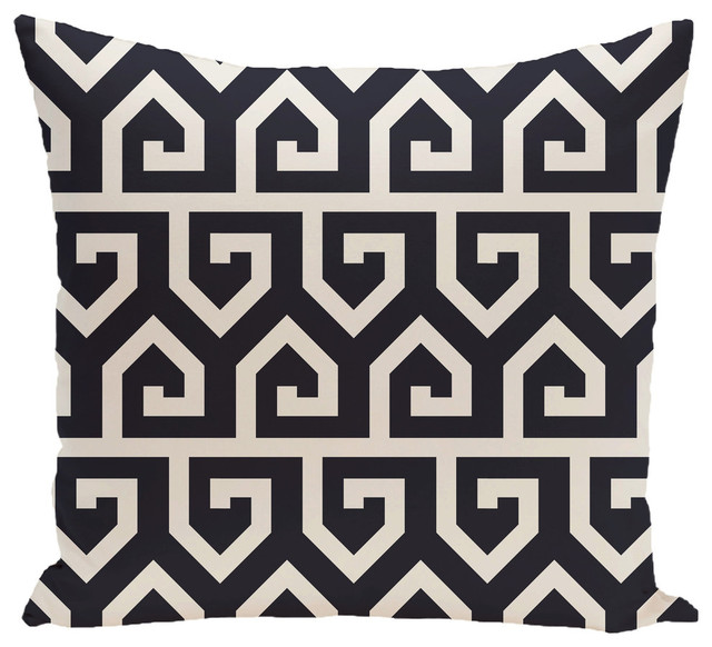 geometric print pillows