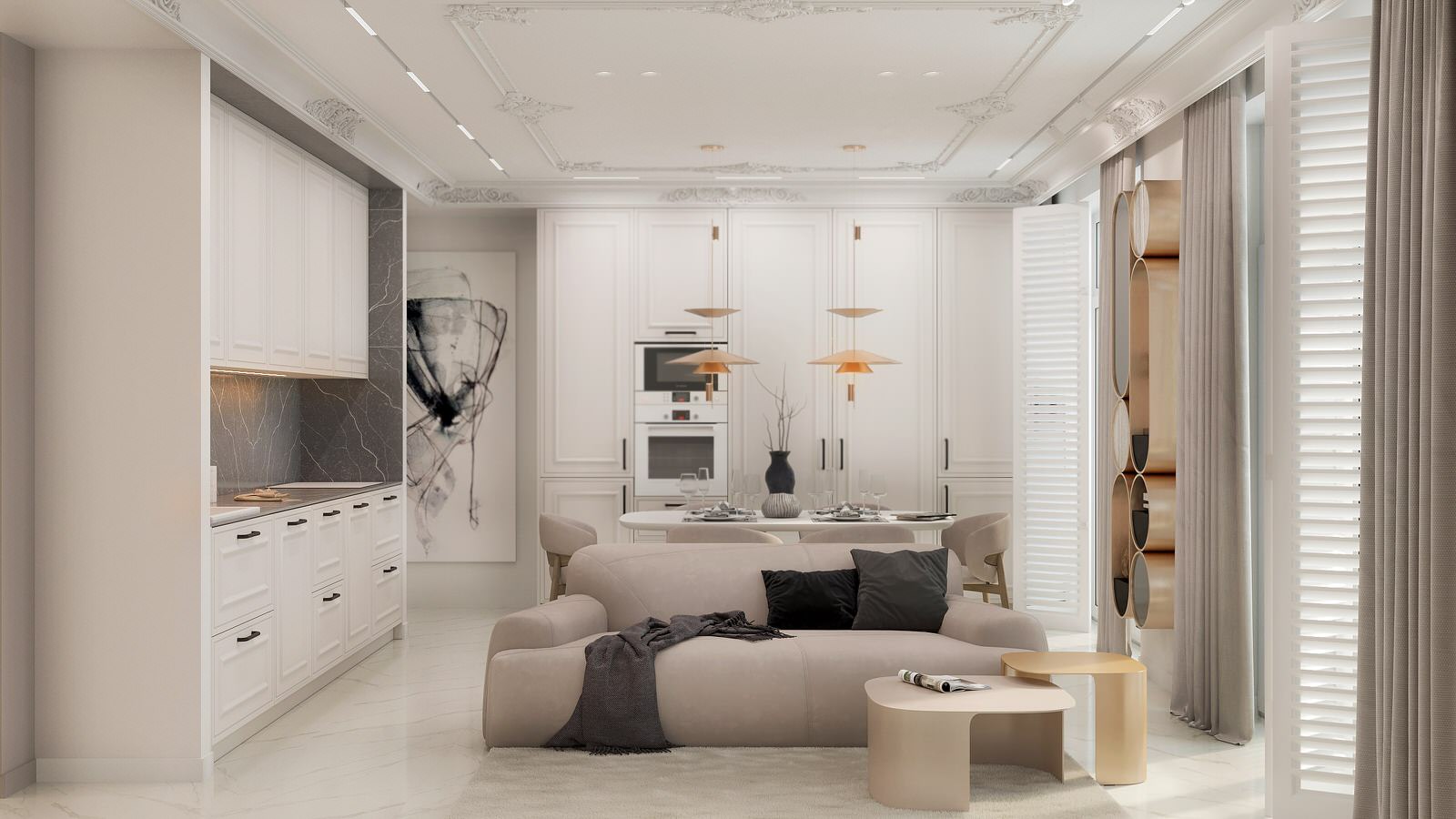 Интерьер квартиры в сердце Питера