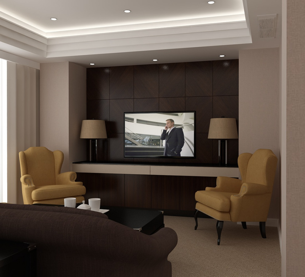 Классический интерьер в гостинице