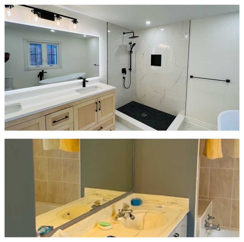 Three Washrooms Remodeling - Streetville in Mississauga