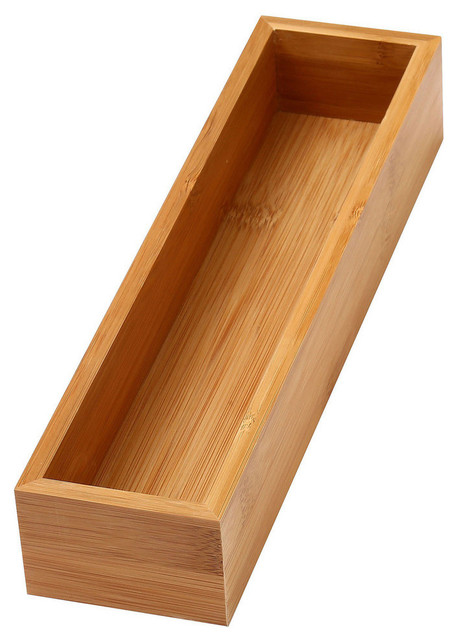 Ybm Home Inc Kitchen Bamboo Drawer Organizer Box Kitchen Bamboo Drawer Organizer Box