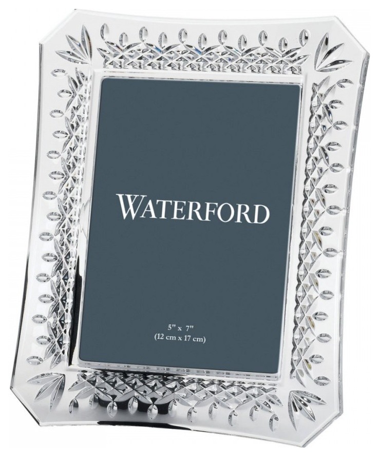 Waterford Lismore 5"x7" Frame Traditional Picture Frames by Silver & Crystal Gallery Houzz