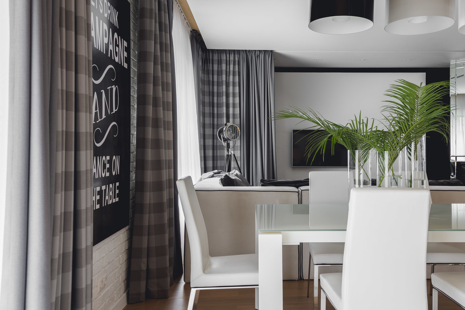 LET'S DRINK CHAMPAGNE AND DANCE ON THE TABLE