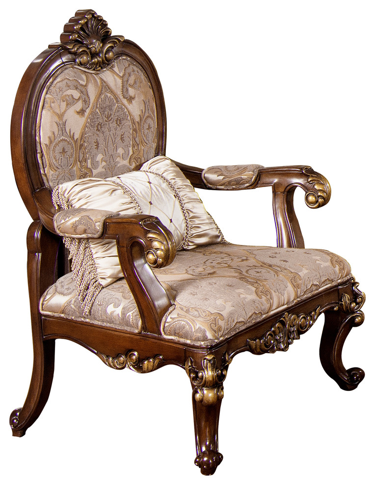 Winfrey Traditional Living Room Chair - Victorian - Armchairs And ...