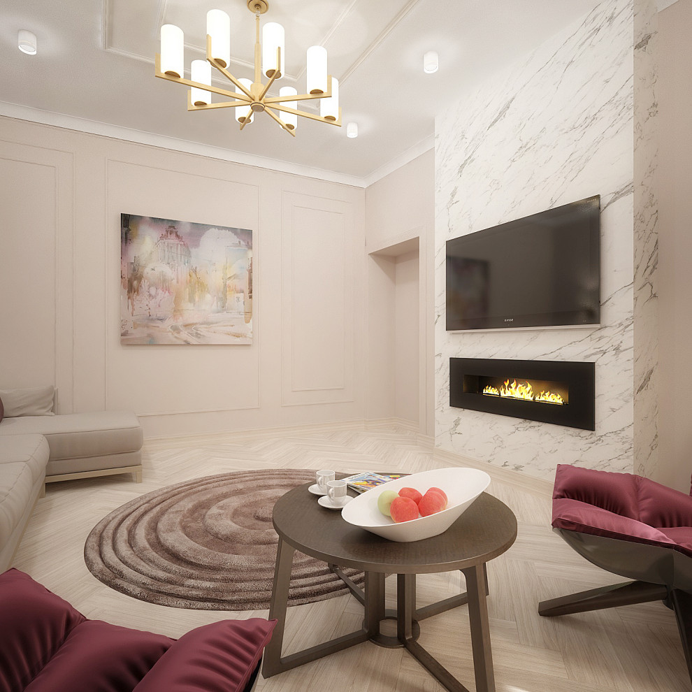 Винный оттенок как акцент