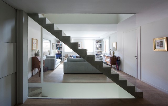 Duplex Serrano nyklassisk-trappe