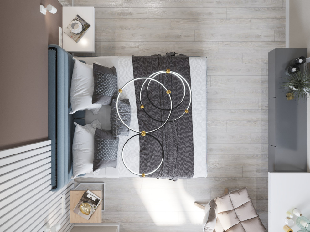 Проект квартиры 74 кв в ЖК "Манхеттен" г.Челябинск