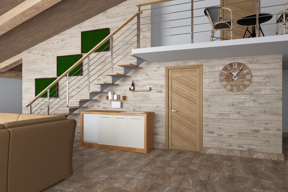 Мансарда в стиле Шале