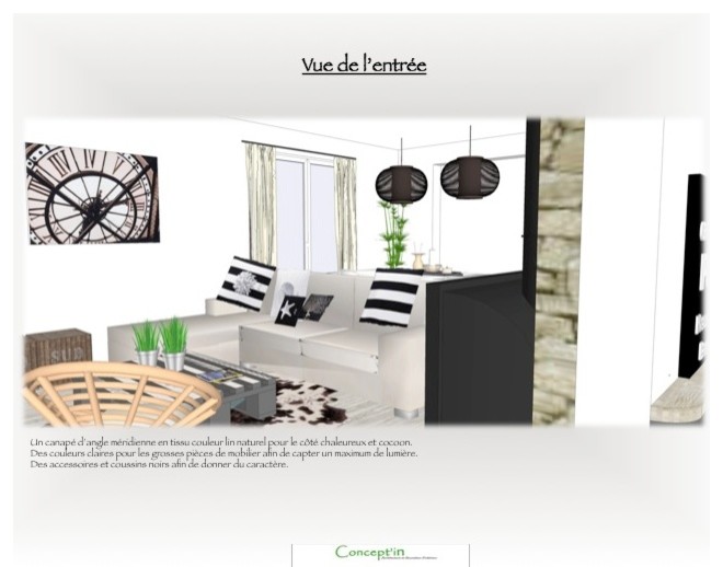 Relooking d'une pièce de vie
