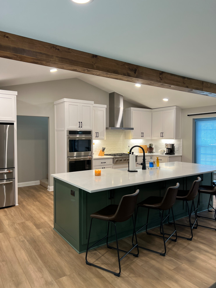 Sage Kitchen and Laundry Room