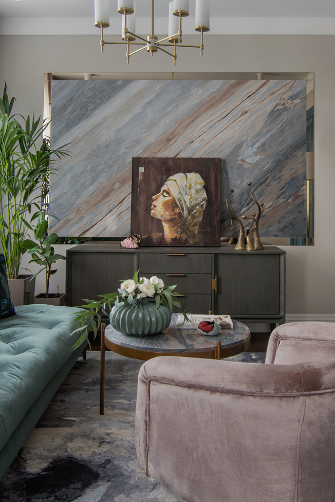 Гостиная в ЖК Донской Олимп