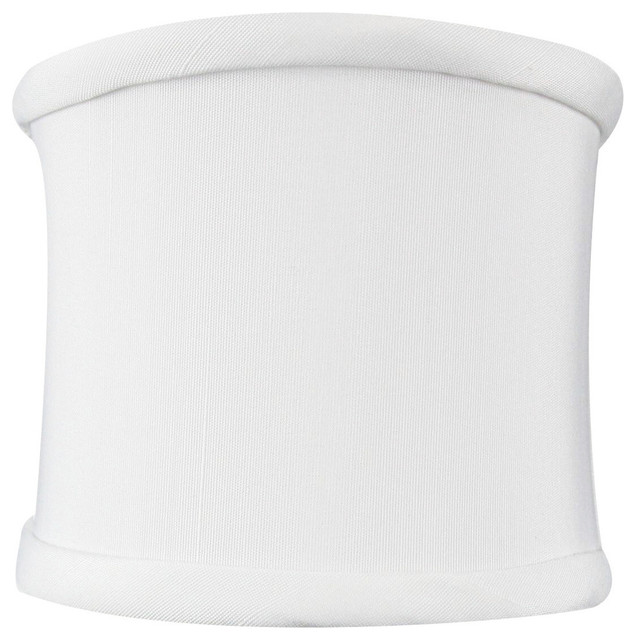 Down White Clip-On Sconce Shell Lampshade