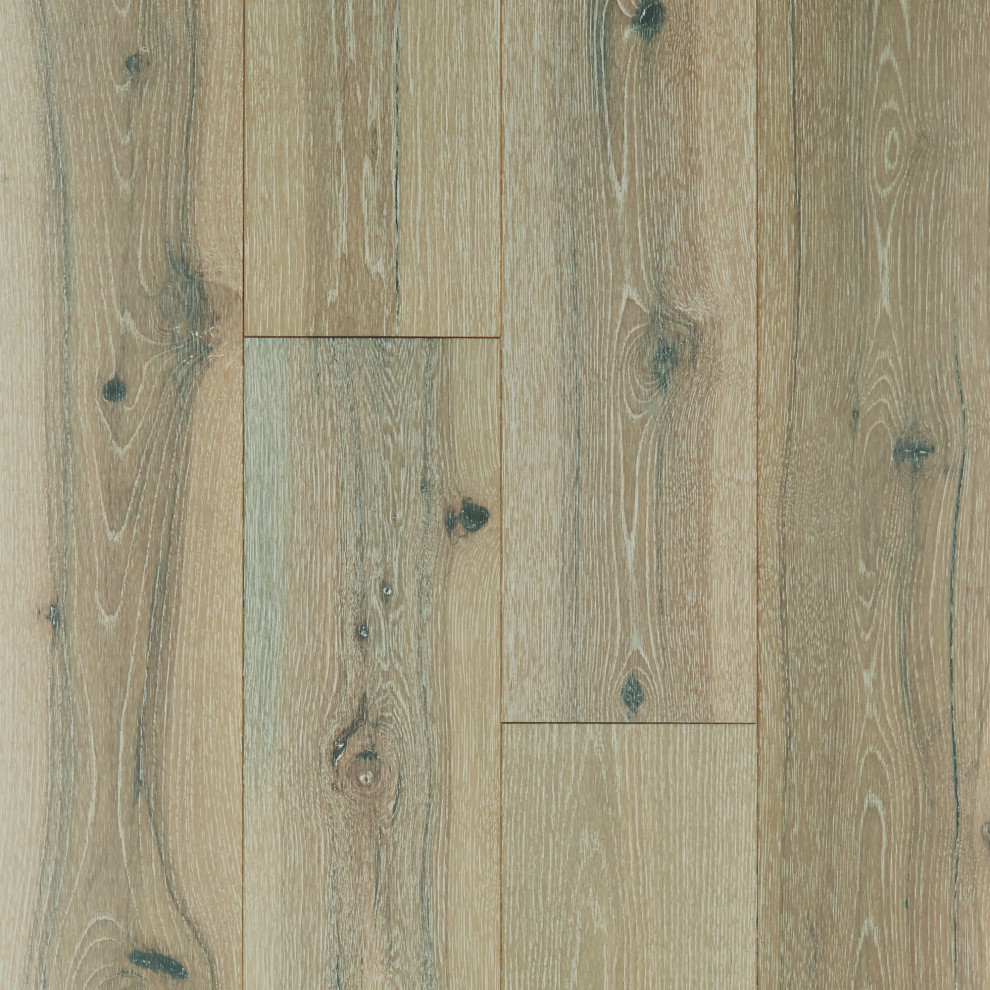 Shaw FH820 Exquisite 7-1/2"W Wirebrushed Waterproof Engineered - Beiged Hickory