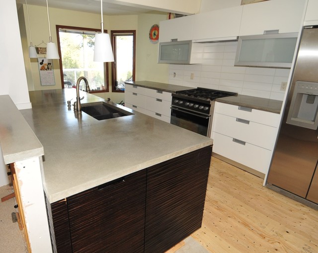 Modern Concrete Countertops Modern Kitchen Vancouver By