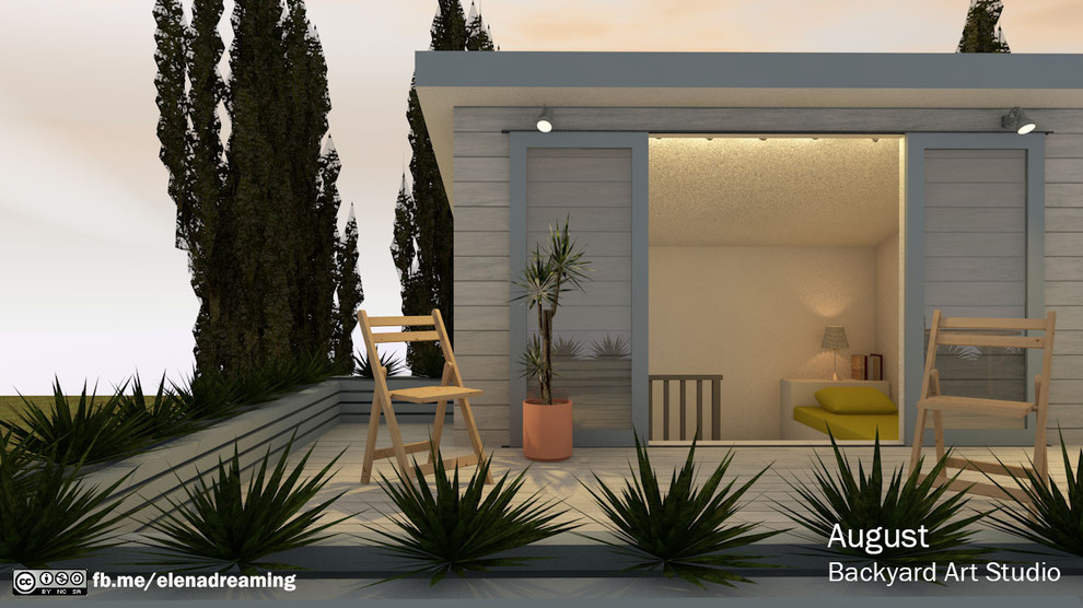 Backyard Art Studio AUGUST