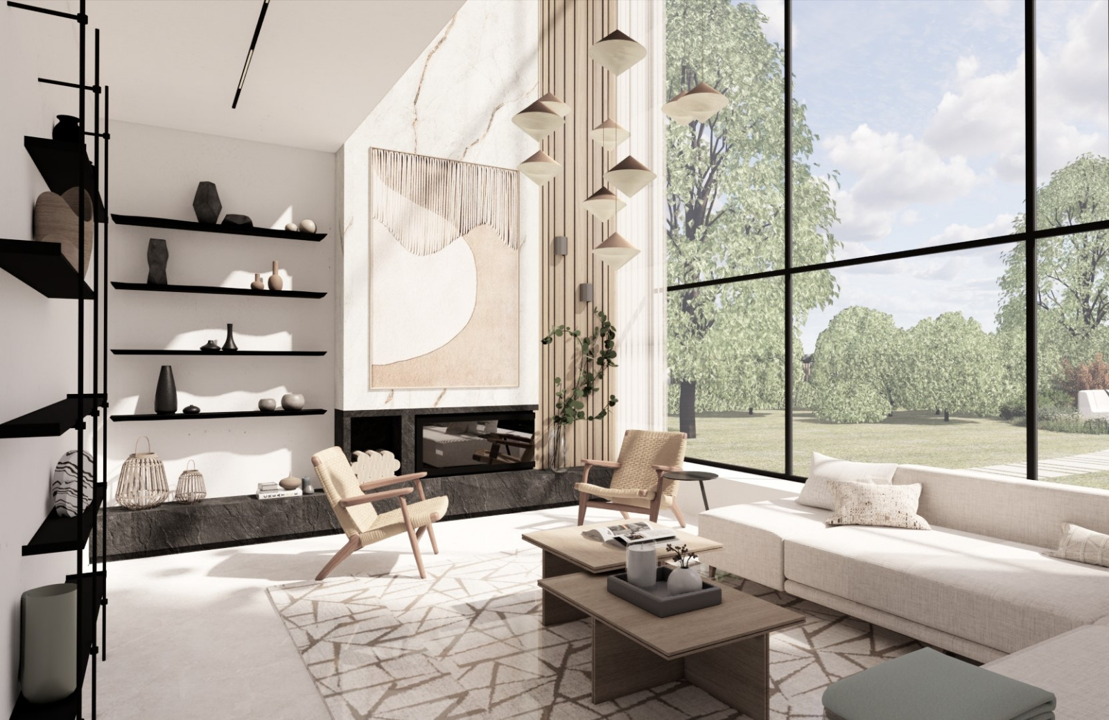 Shades of nature (интерьер)