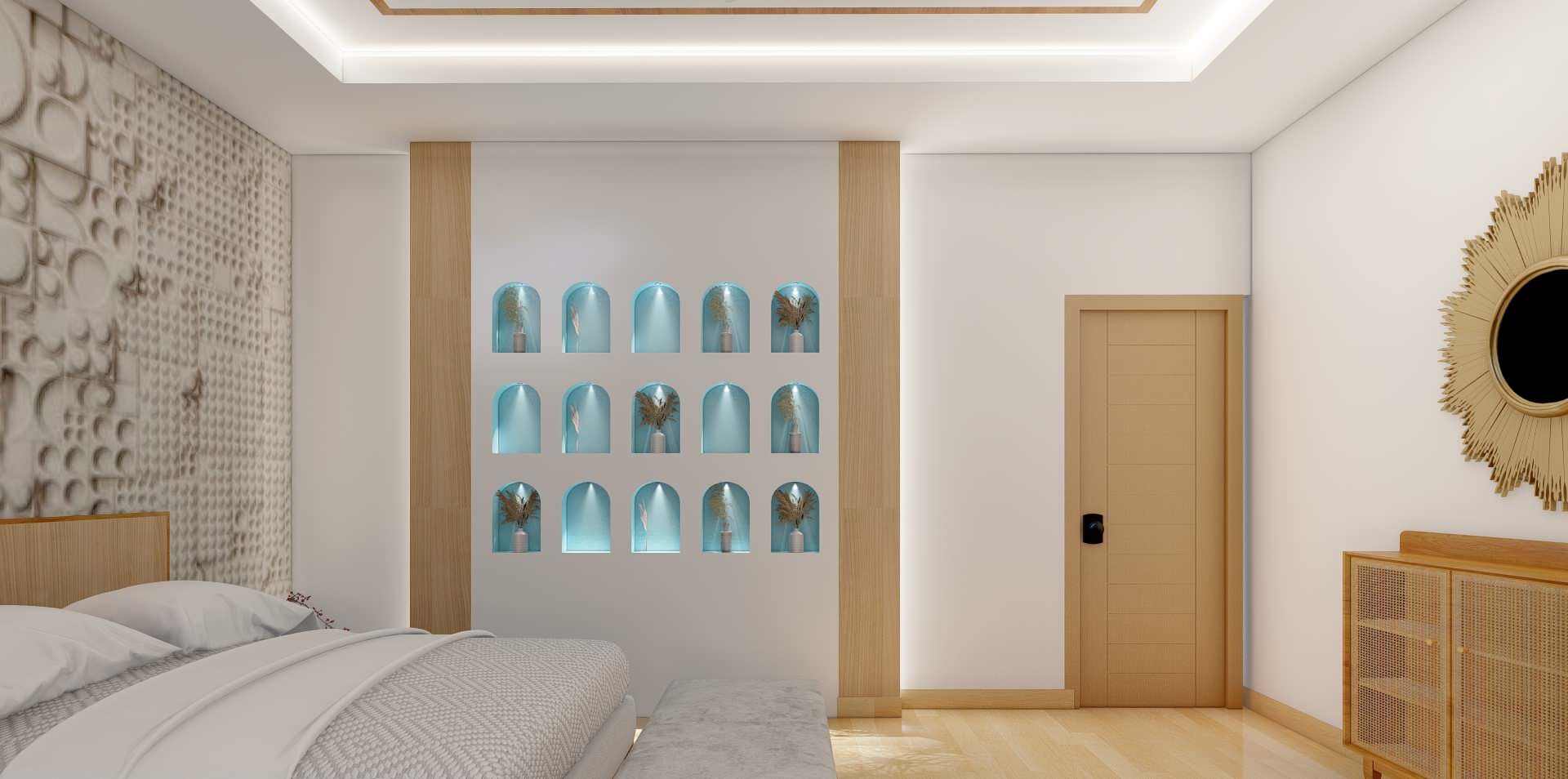 Contemporary Bedroom Makeover in Fulham