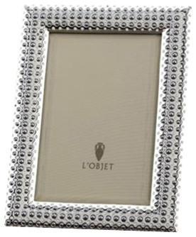 L'Objet Perlee Platinum Frame 8x10 - Contemporary - Picture Frames - by ...