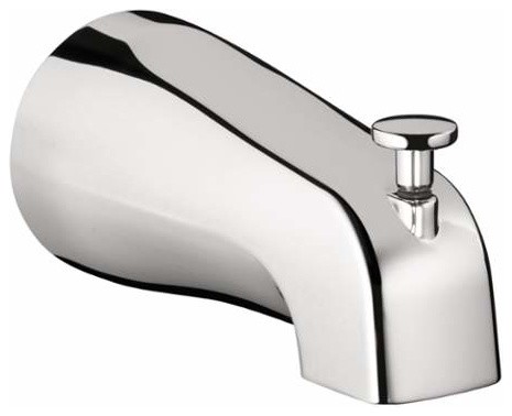 Hansgrohe 06501 Commercial Tub Spout With Diverter, Chrome