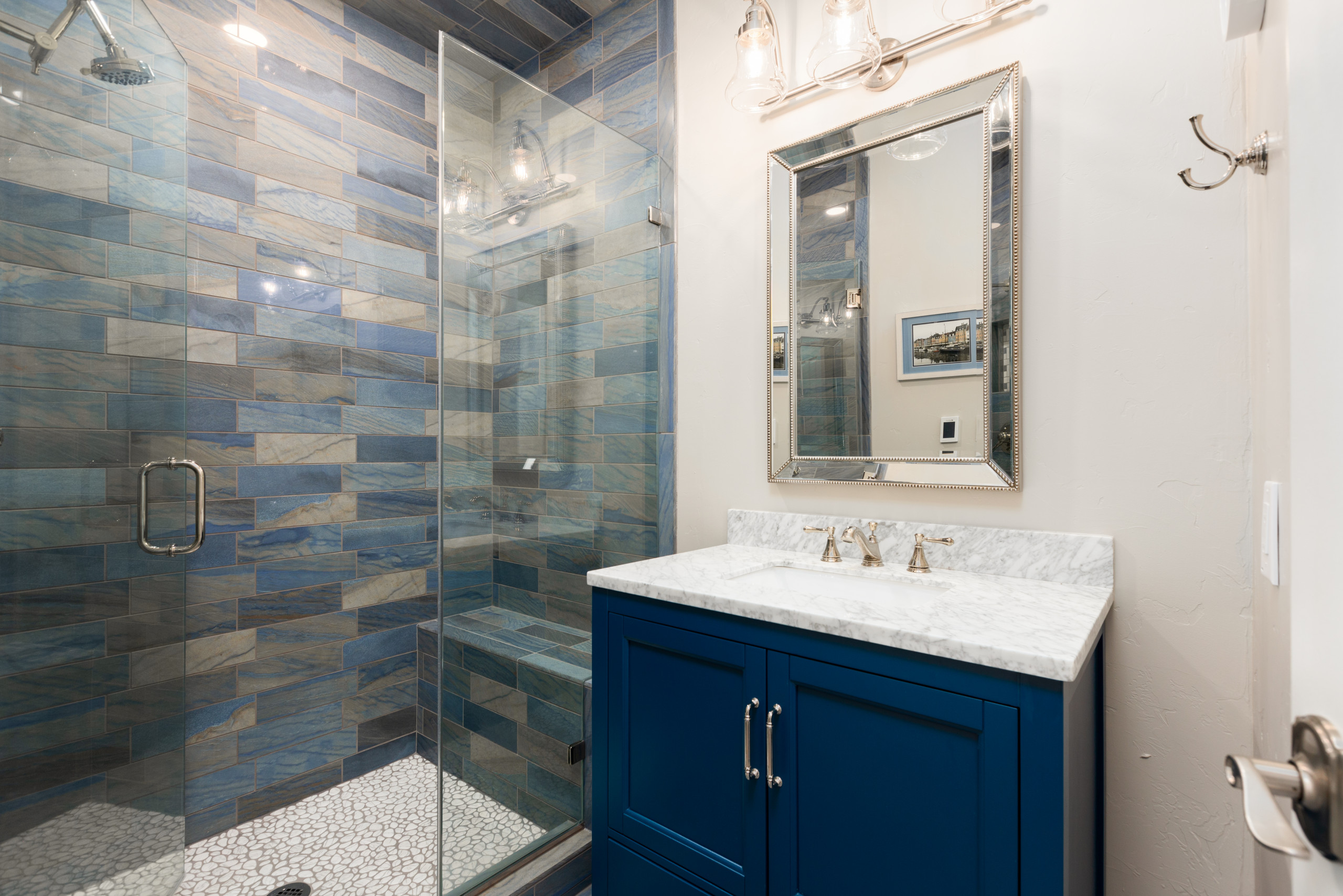 Master and guest bathrooms