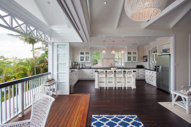 Hampton style interior design beach-style-kitchen