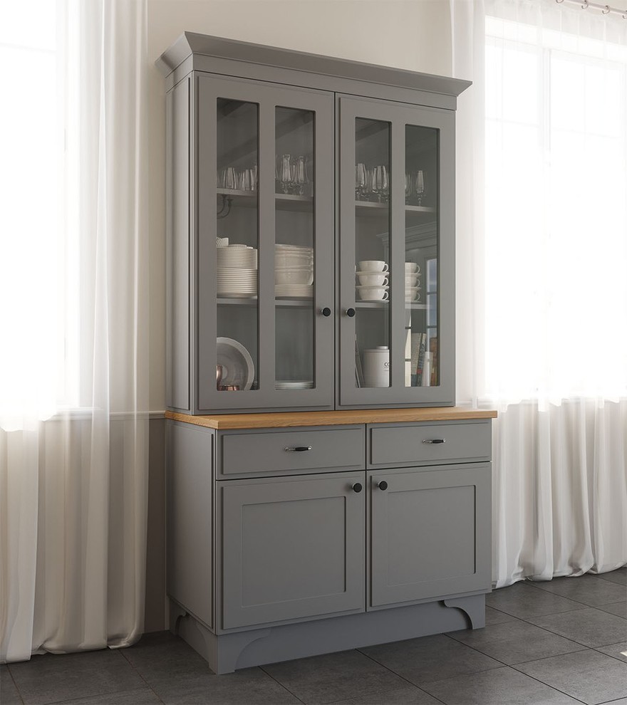 Проектирование дома , зона кухни, визуализация