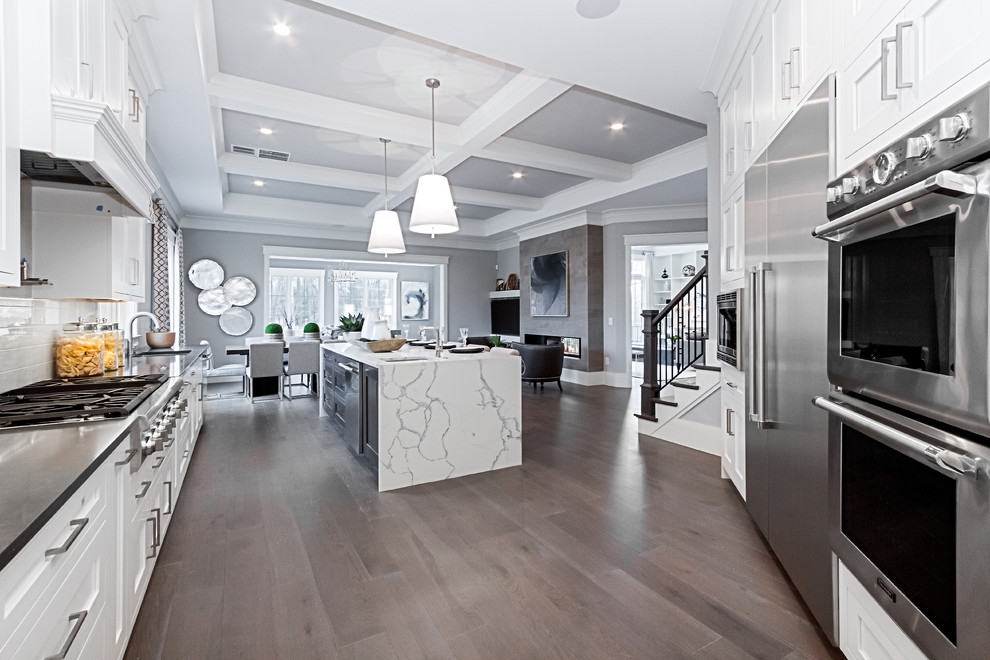 Inspiration for a transitional kitchen remodel in DC Metro