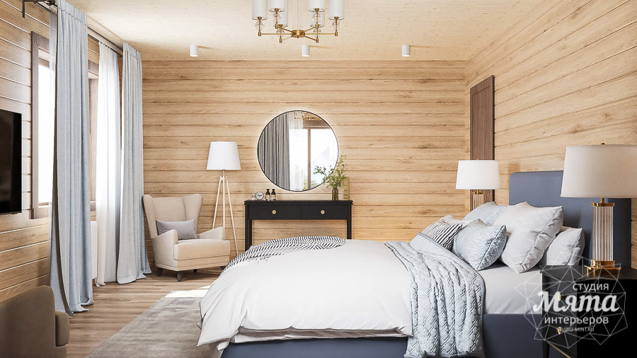 Индивидуальный дизайн-проект интерьера дома для семьи из четырёх человек