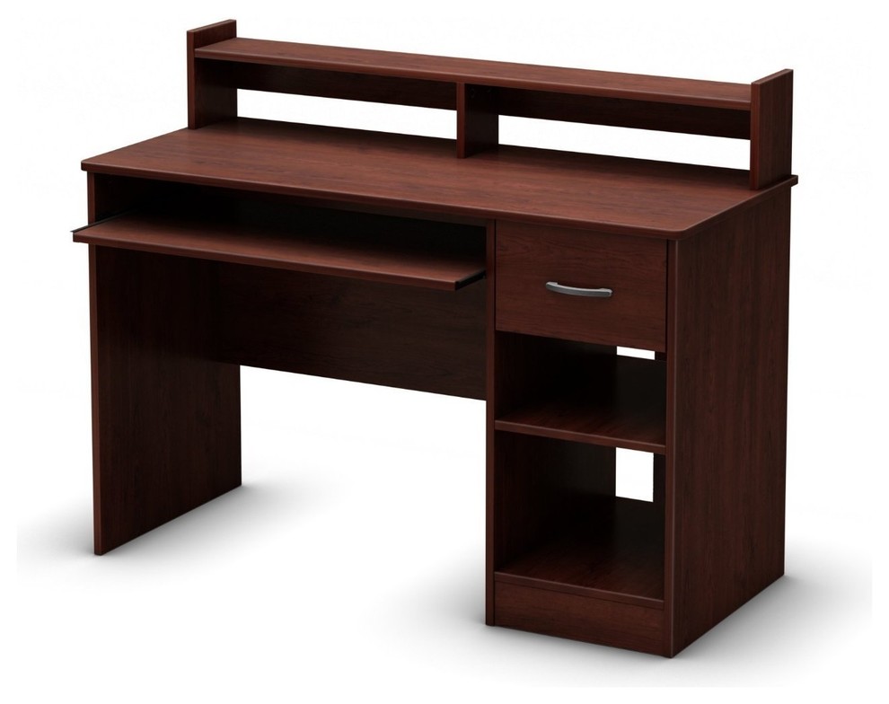 Eco Friendly Computer Desk Table In Cherry Great For Kids Teens
